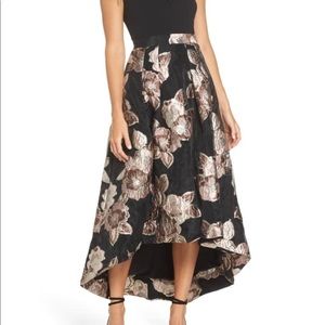 Jacquard High/Low Ball Skirt